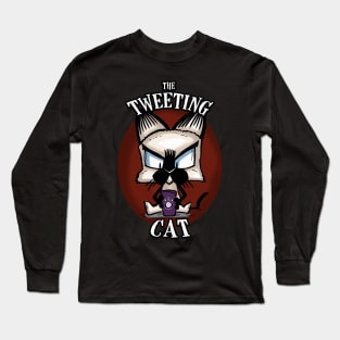 The Tweeting Cat Long Sleeve T-Shirt